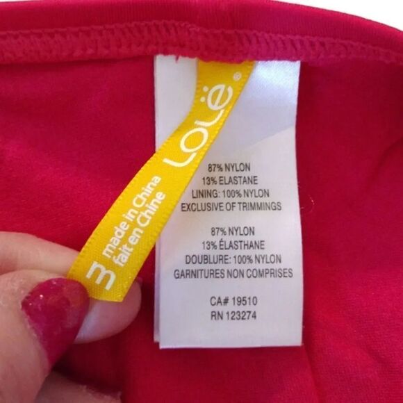 Lole Activewear Pink Mid Rise Active Bikini Swim Bottoms Medium - Picture 11 of 12